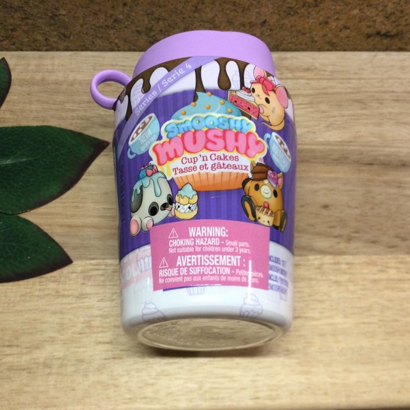 🍬2/$25 NEW Smooshy Mushy Cup 'n Cakes Purple Series 4 - Picture 1 of 2